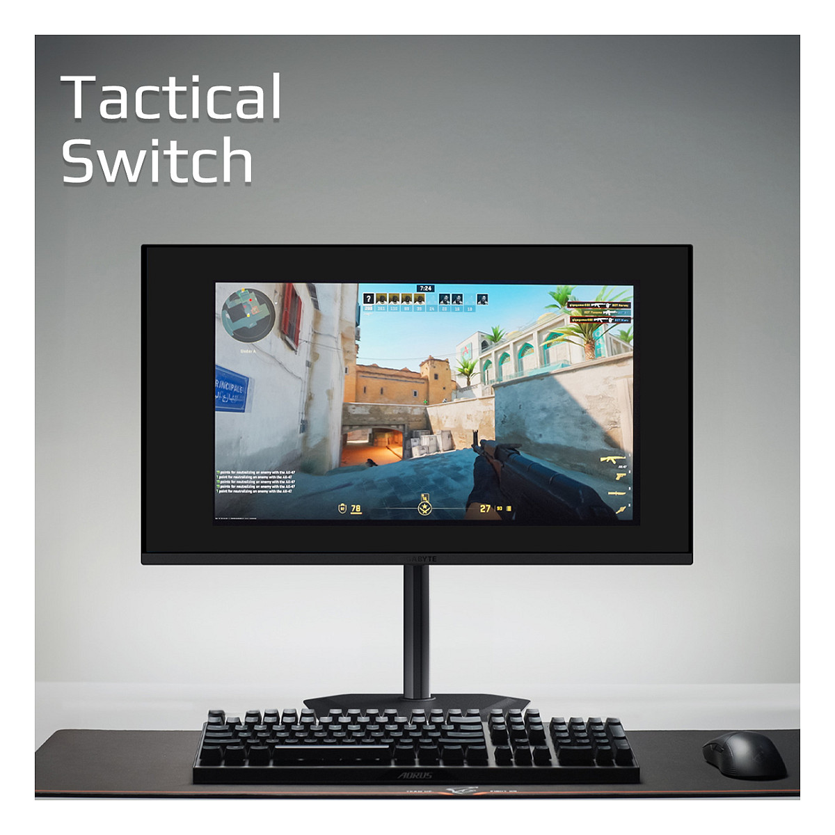 Monitor GIGABYTE MO32U (32", UHD, 165Hz, OLED)-28