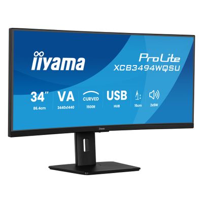 Monitor IIYAMA Dis 34 PL XCB3494WQSU-B1 IPS UQHD