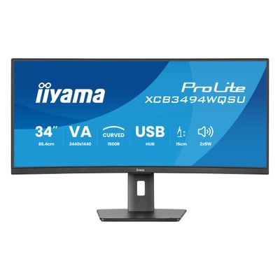 Monitor IIYAMA Dis 34 PL XCB3494WQSU-B1 IPS UQHD-5