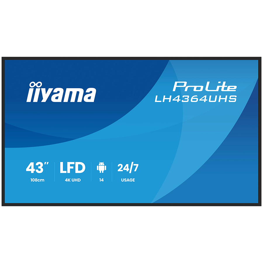 TV IIYAMA LH4364UHS-B1AG (43'', UHD)-22