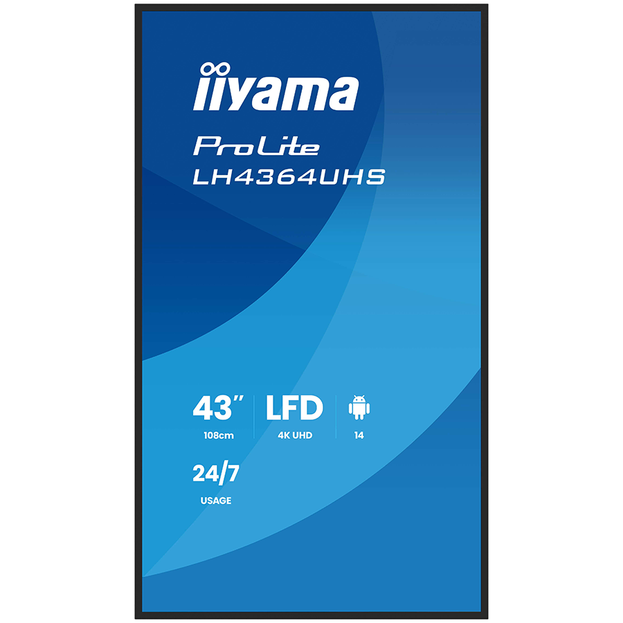 TV IIYAMA LH4364UHS-B1AG (43'', UHD)-24