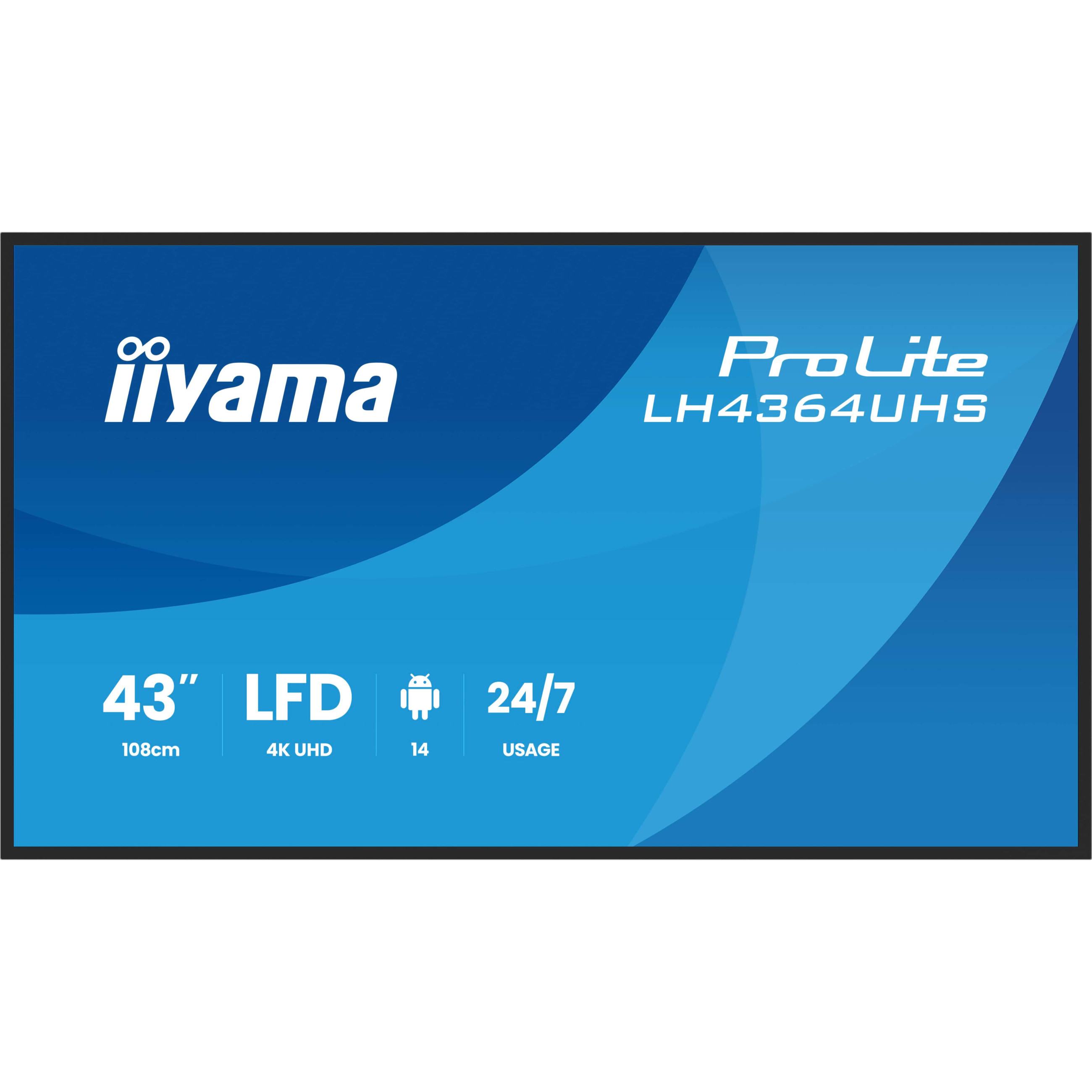 TV IIYAMA LH4364UHS-B1AG (43'', UHD)-8