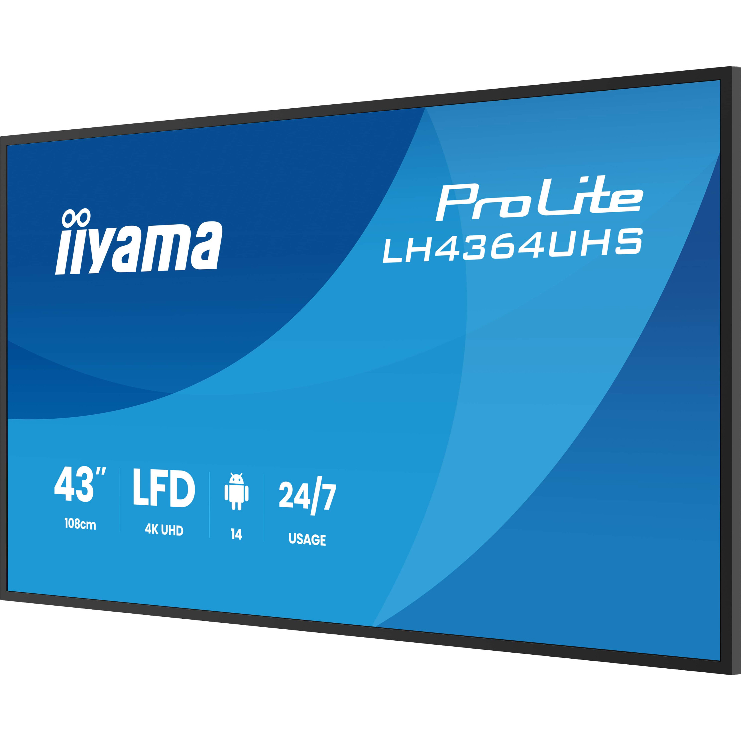 TV IIYAMA LH4364UHS-B1AG (43'', UHD)-17