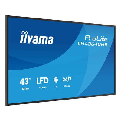 TV IIYAMA LH4364UHS-B1AG (43'', UHD)-1