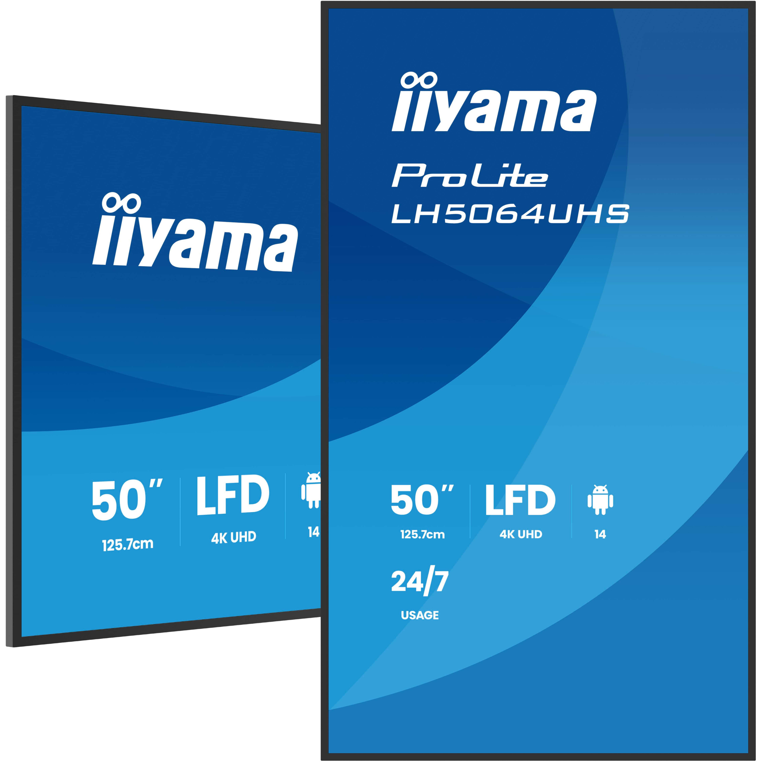 Monitor IIYAMA LH5064UHS-B1AG (50", UHD)-7