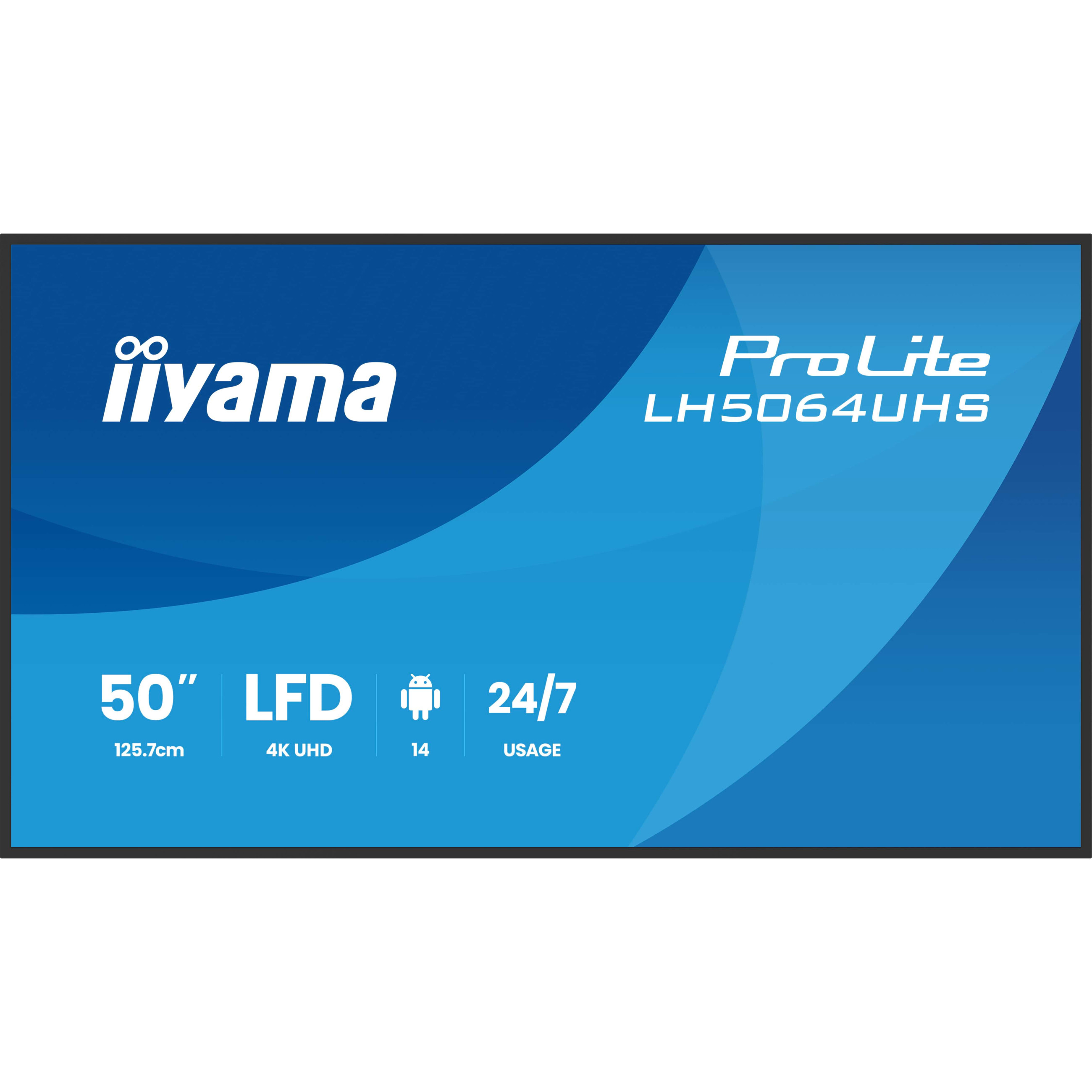 Monitor IIYAMA LH5064UHS-B1AG (50", UHD)-8