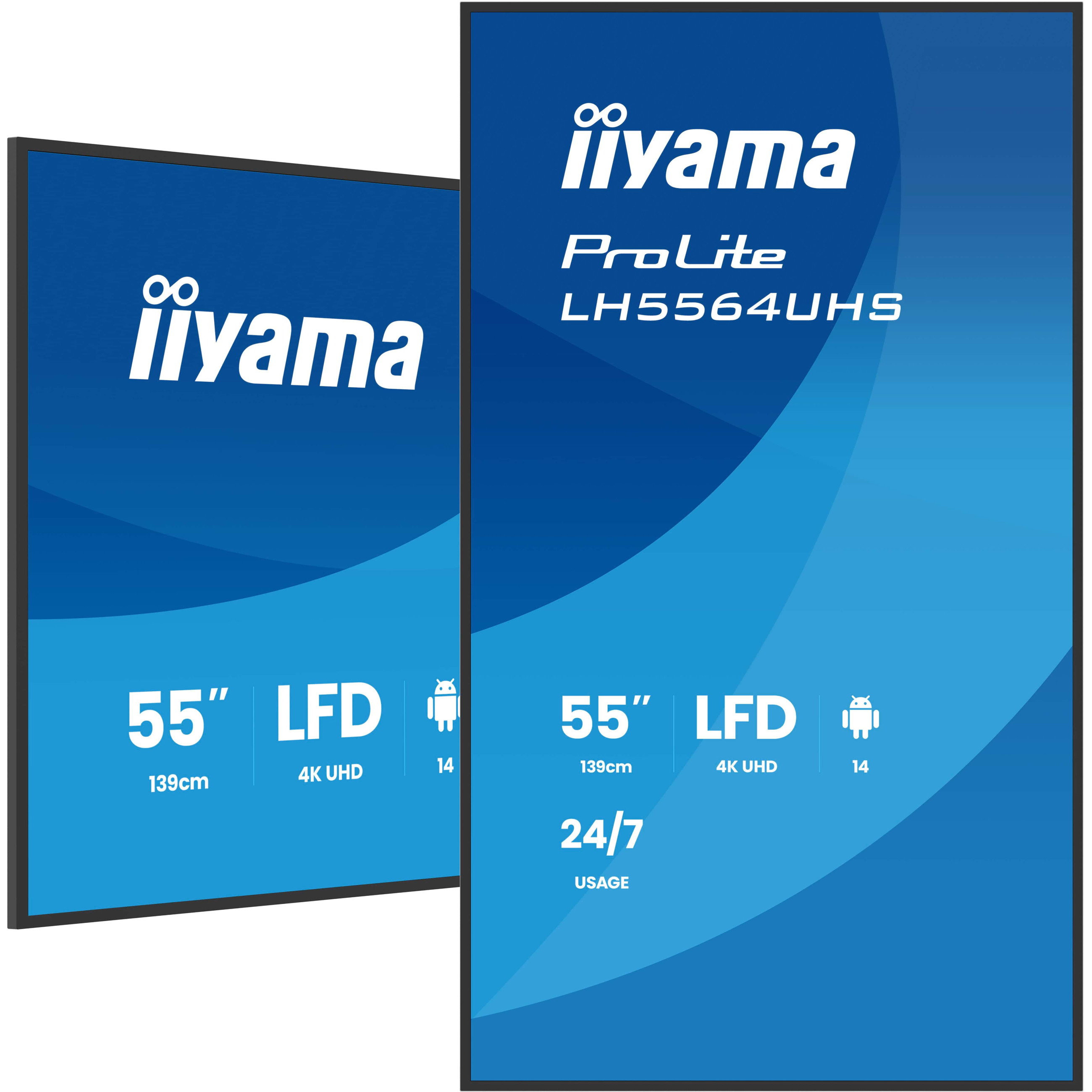 TV IIYAMA LH5564UHS-B1AG (55'', UHD)-7