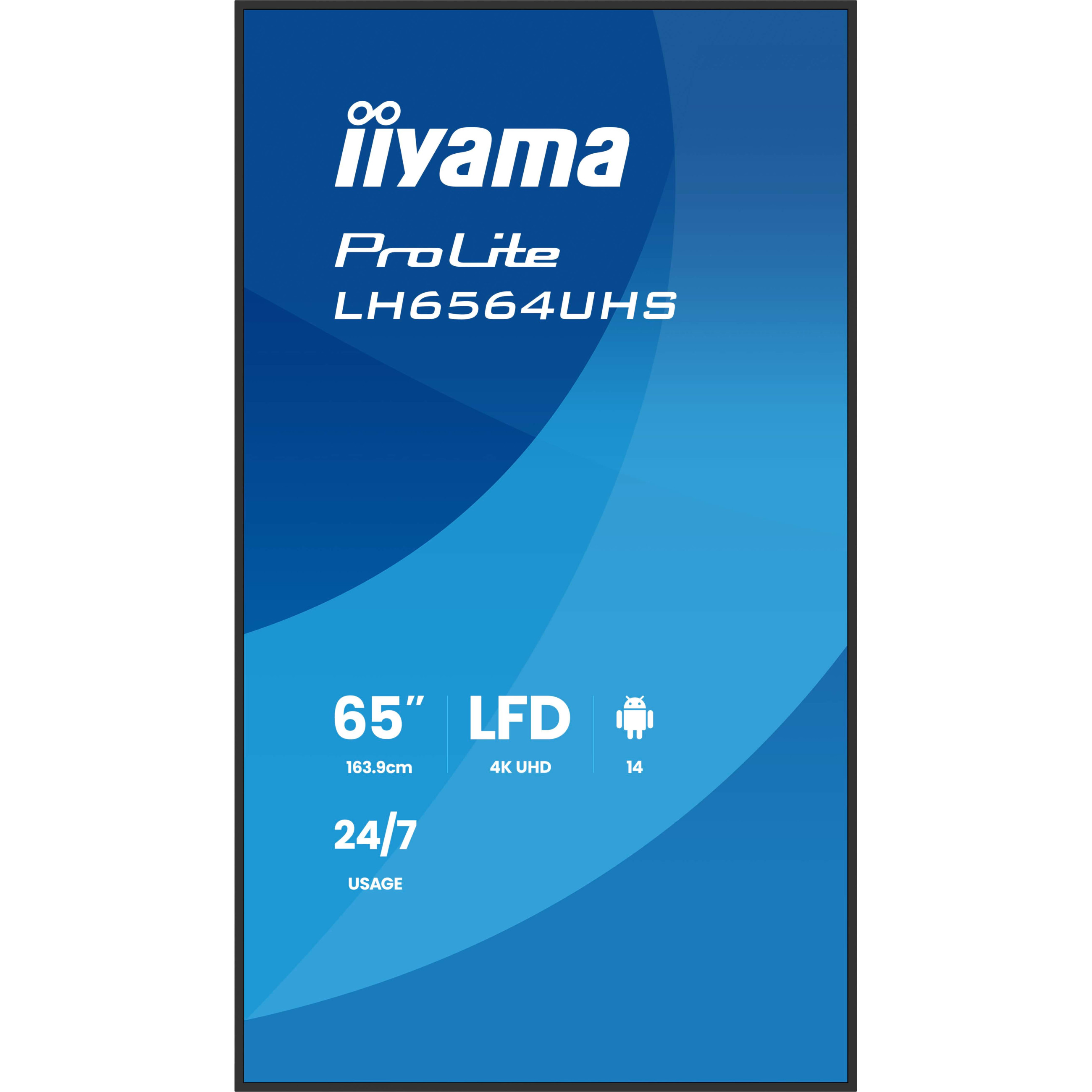 TV IIYAMA LH6564UHS-B1AG (65", UHD)-14