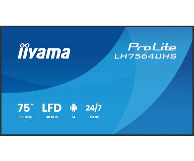 Monitor IIYAMA LH7564UHS-B1AG (75", UHD)-28