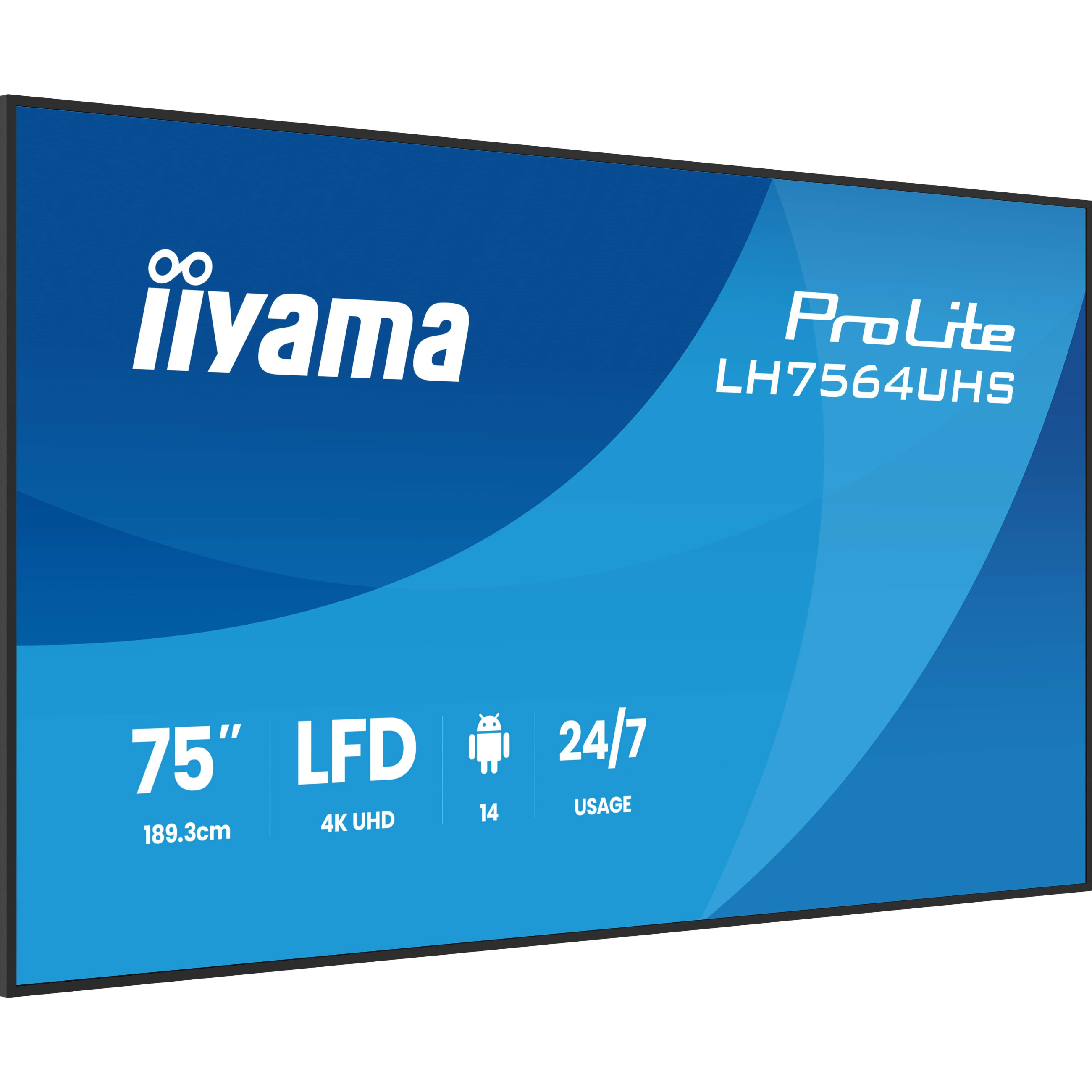 Monitor IIYAMA LH7564UHS-B1AG (75", UHD)-15