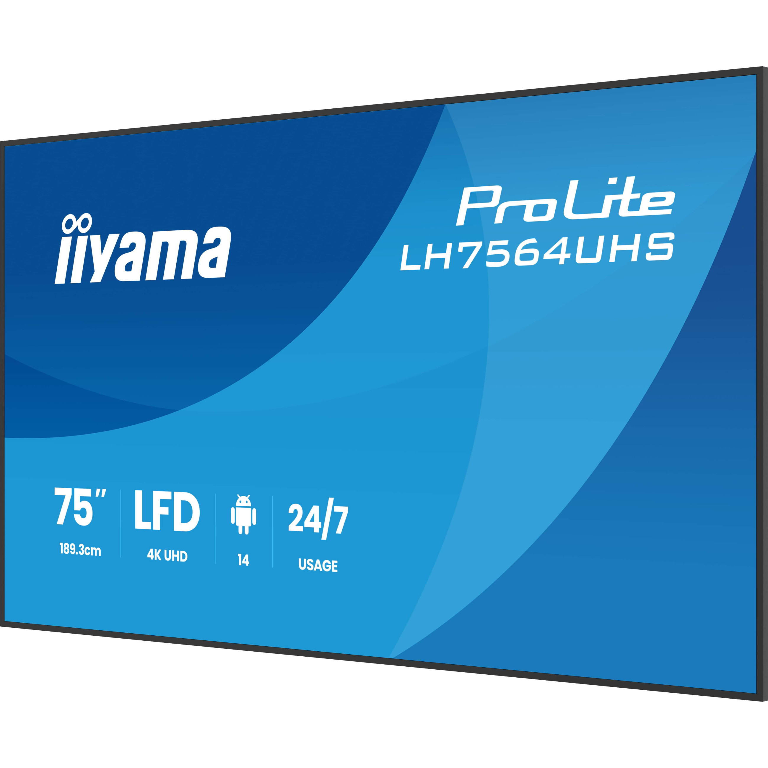 Monitor IIYAMA LH7564UHS-B1AG (75", UHD)-17