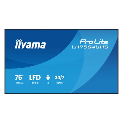 Monitor IIYAMA LH7564UHS-B1AG (75", UHD)-6