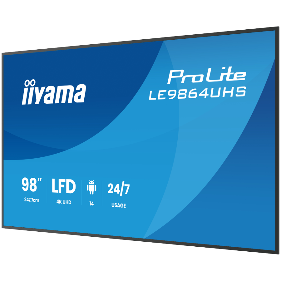 Monitor IIYAMA Dis Public 98 LE9864UHS-B1AG UHD-15