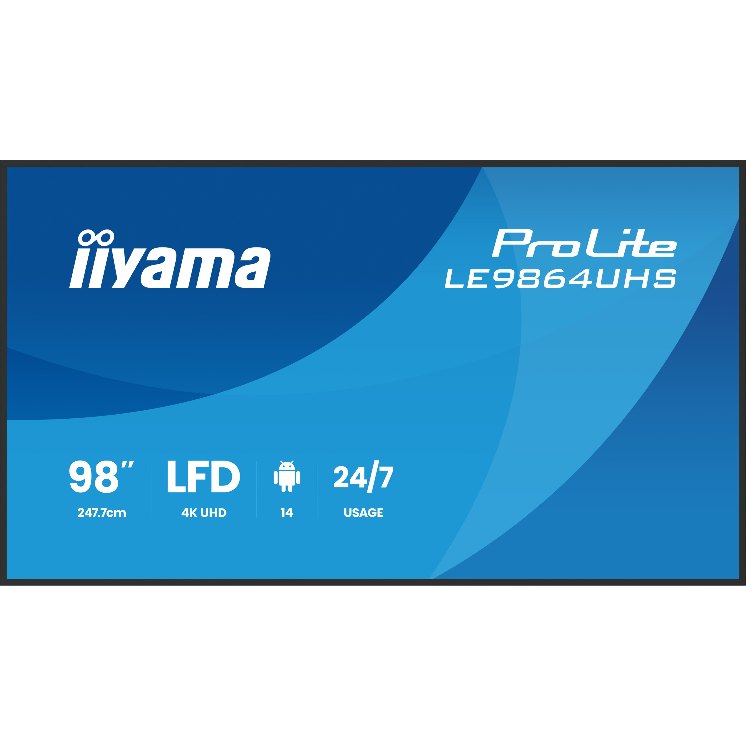 Monitor IIYAMA Dis Public 98 LE9864UHS-B1AG UHD-1