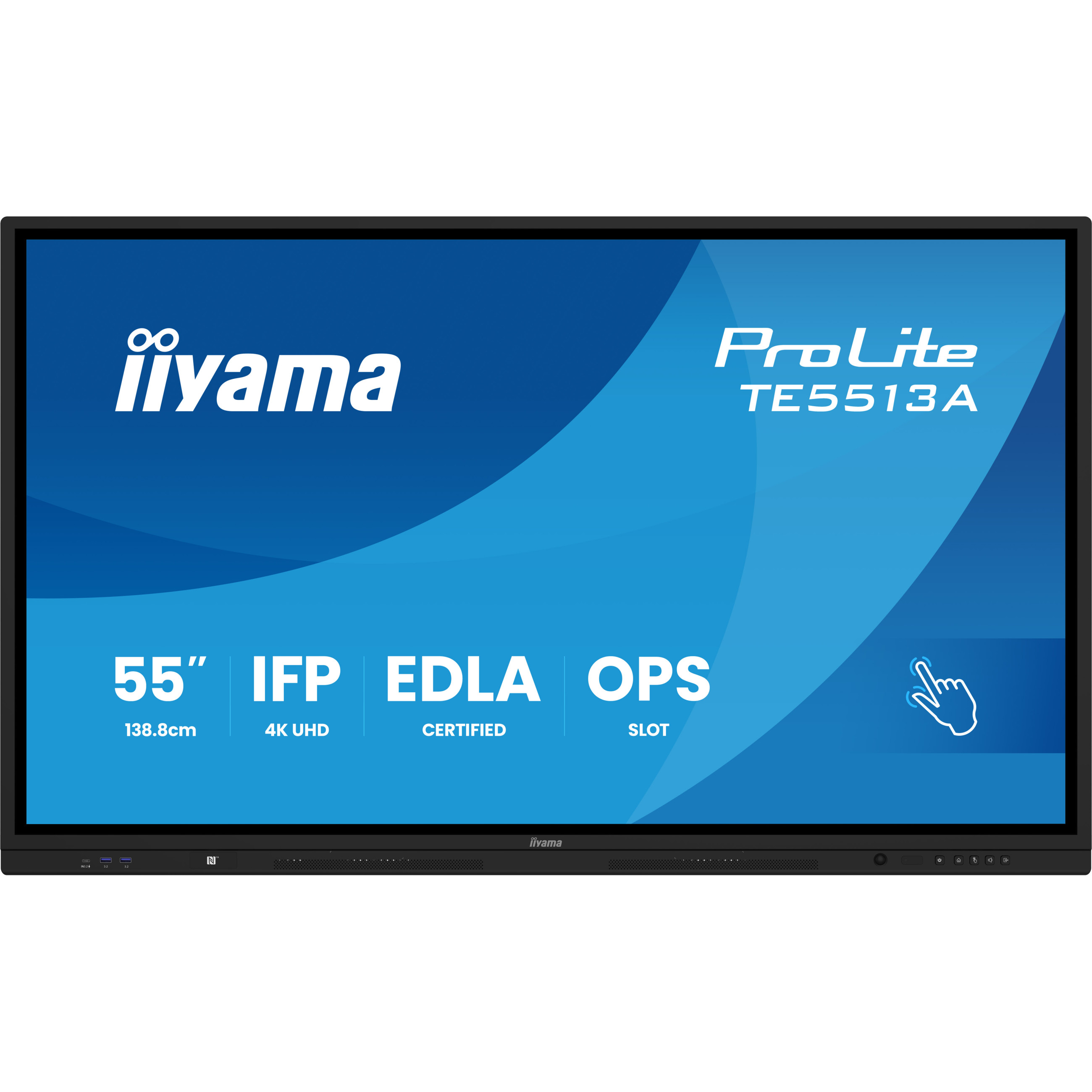 Monitor IIYAMA TE5513A-B1AG UHD 55"-10