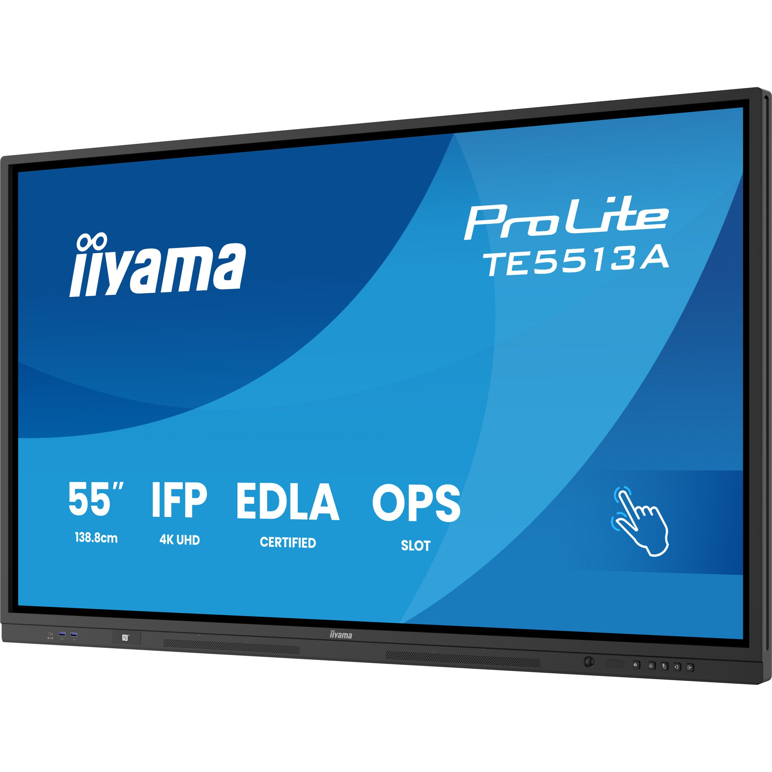 Monitor IIYAMA TE5513A-B1AG UHD 55"-22
