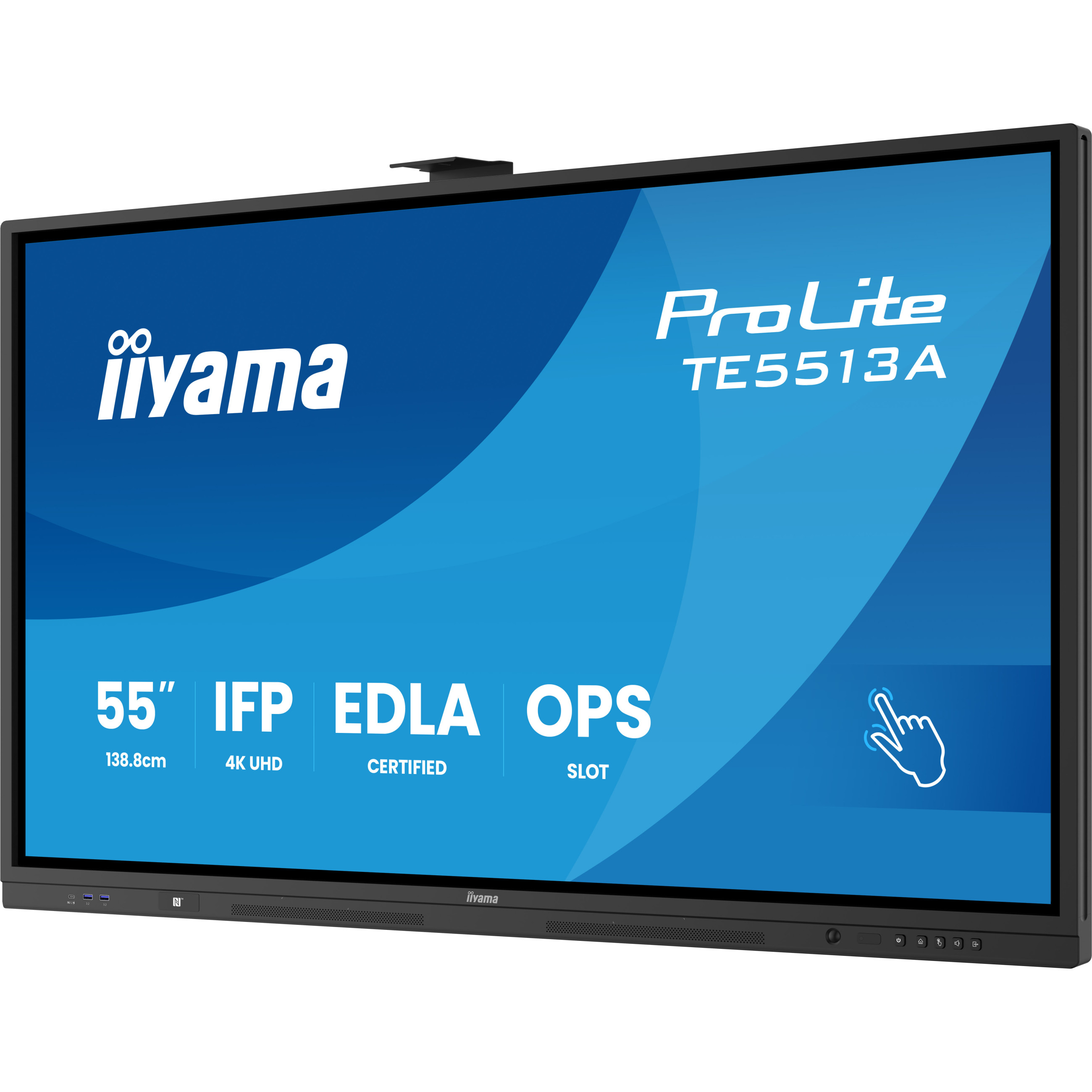 Monitor IIYAMA TE5513A-B1AG UHD 55"-23