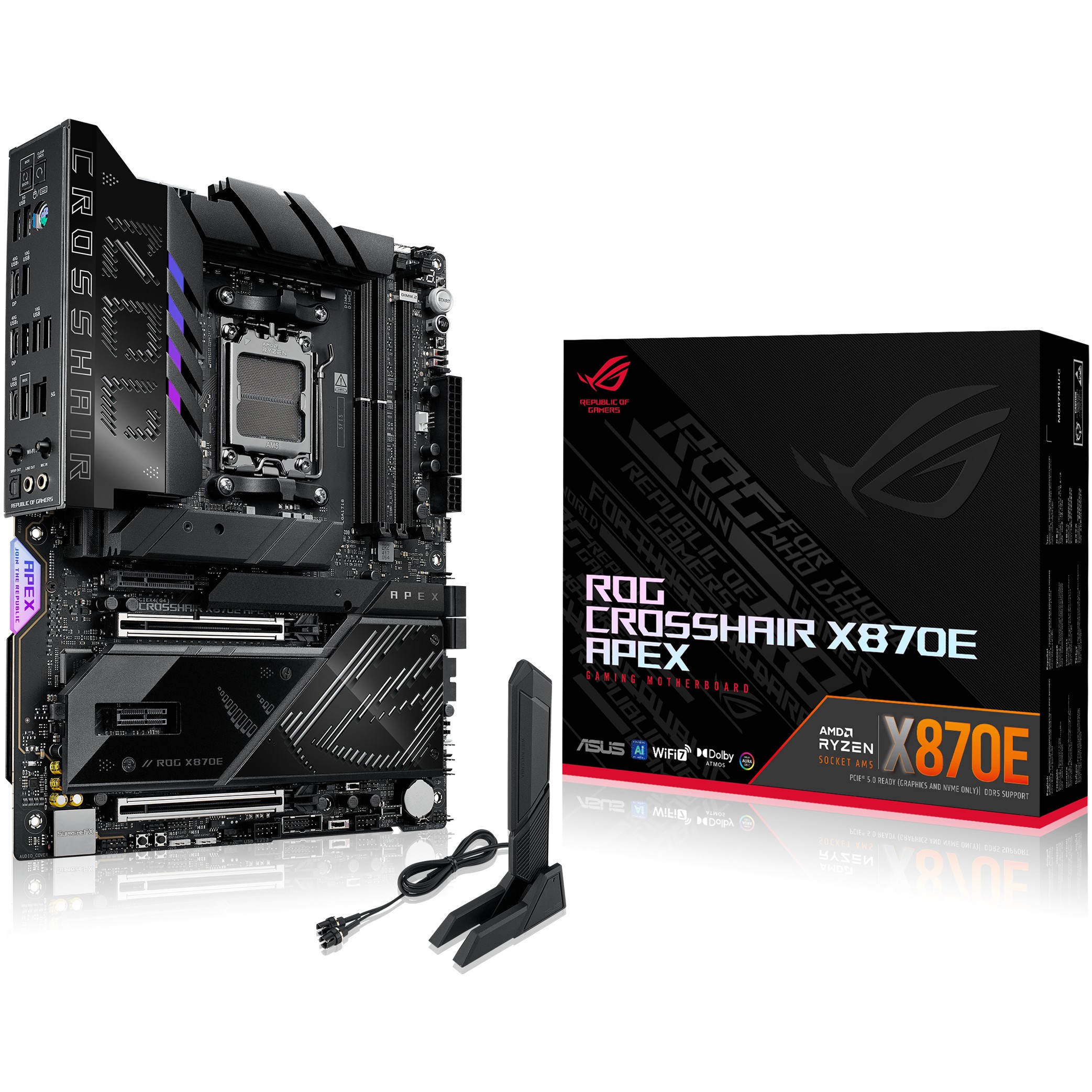 Matična ploča ASUS AMD AM5 ROG CROSSHAIR X870E APEX-0