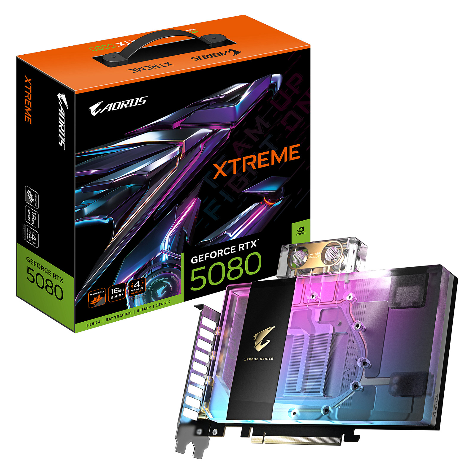 Grafička kartica GIGABYTE RTX 5080 Xtreme Waterforce WB (16gb, water block)-7