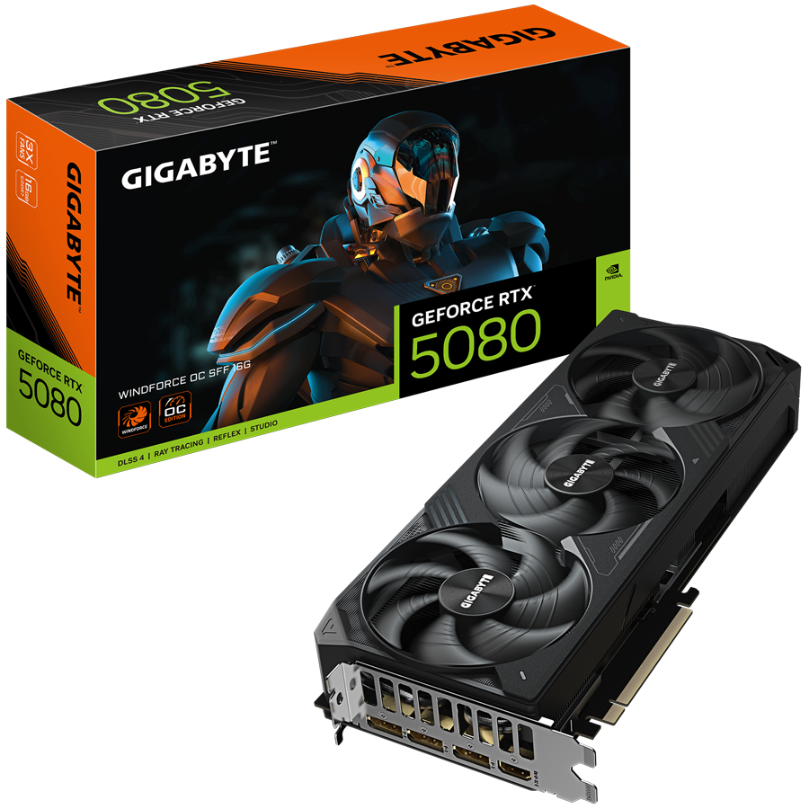 Grafička kartica GIGABYTE RTX5080 16GB Windforce SFF OC 16G-18