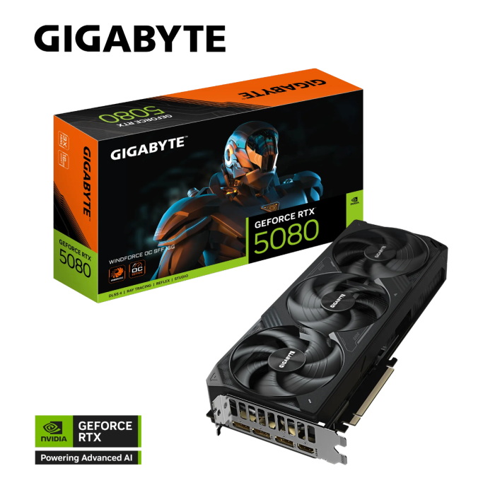 Grafička kartica GIGABYTE RTX5080 16GB Windforce SFF OC 16G-8