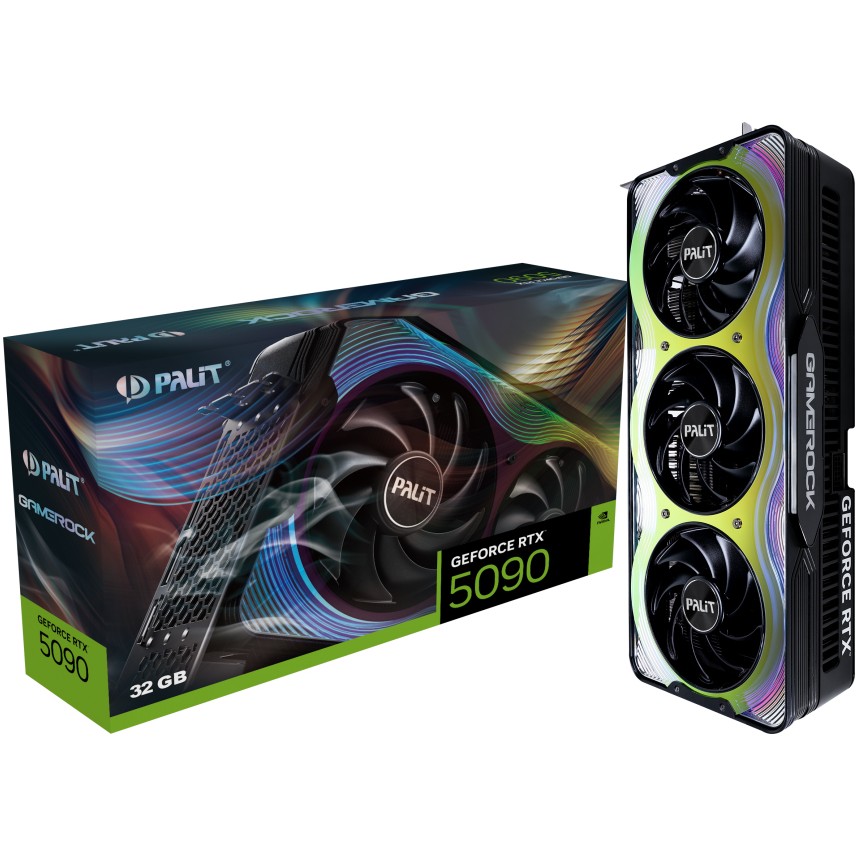 VGA PALIT RTX5090 32GB GameRock-14