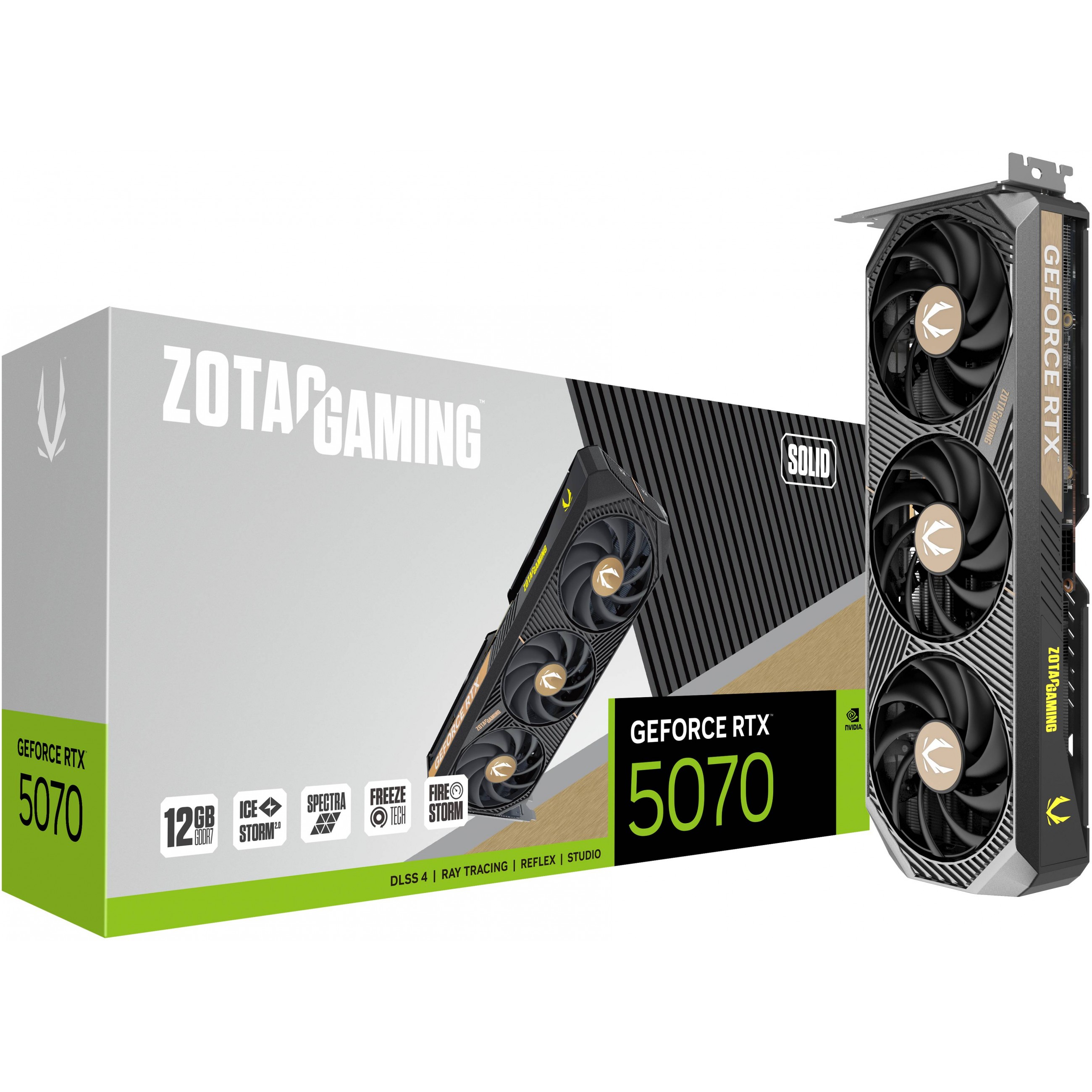 VGA ZOTAC RTX5070 12GB Solid-7