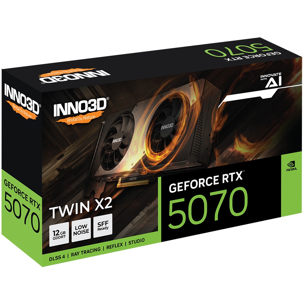 Grafička kartica INNO3D RTX5070 12GB Twin 2X-1