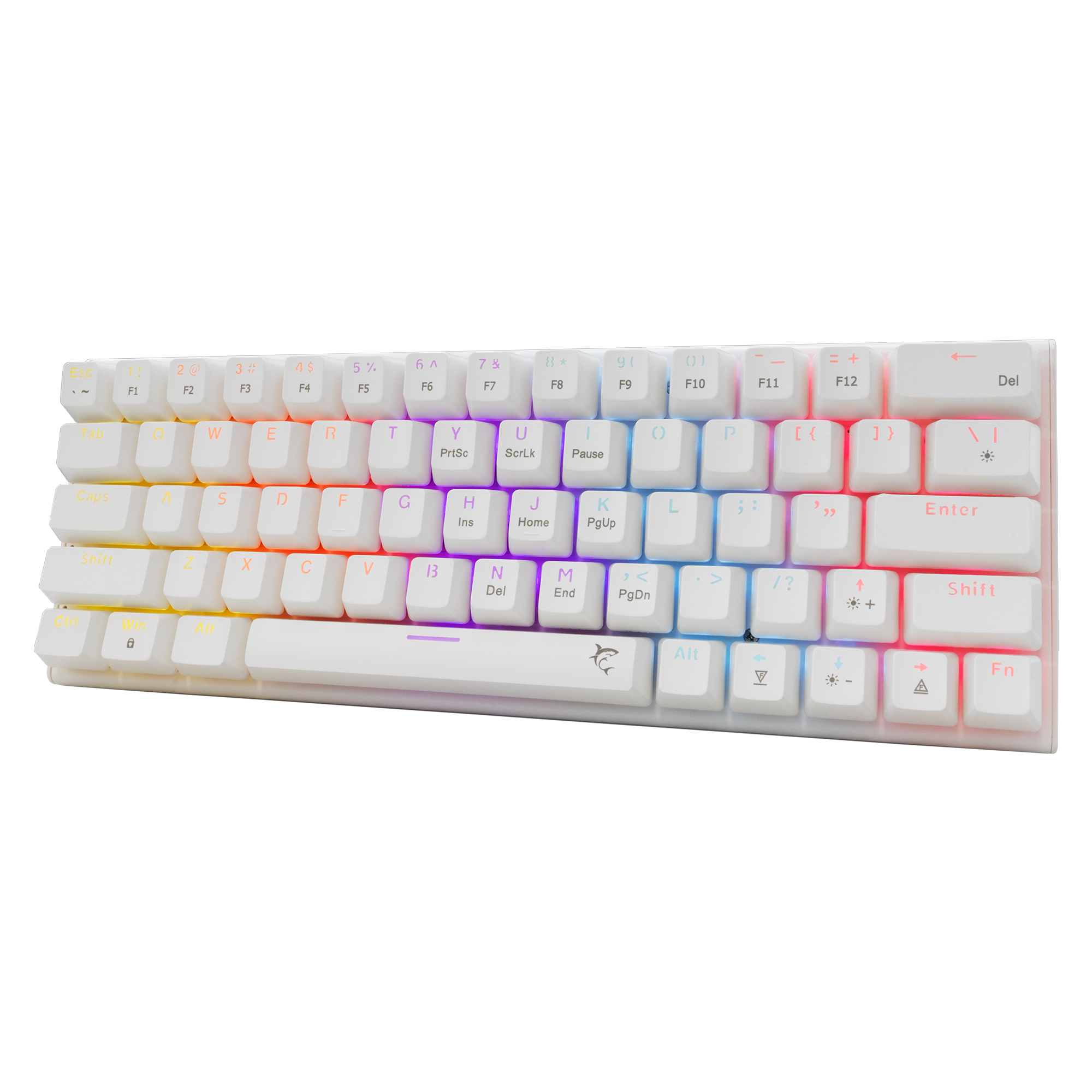 Tipkovnica WHITE SHARK Wakizashi-2 GK-002211V2 (bijela, US layout, red switch)-1