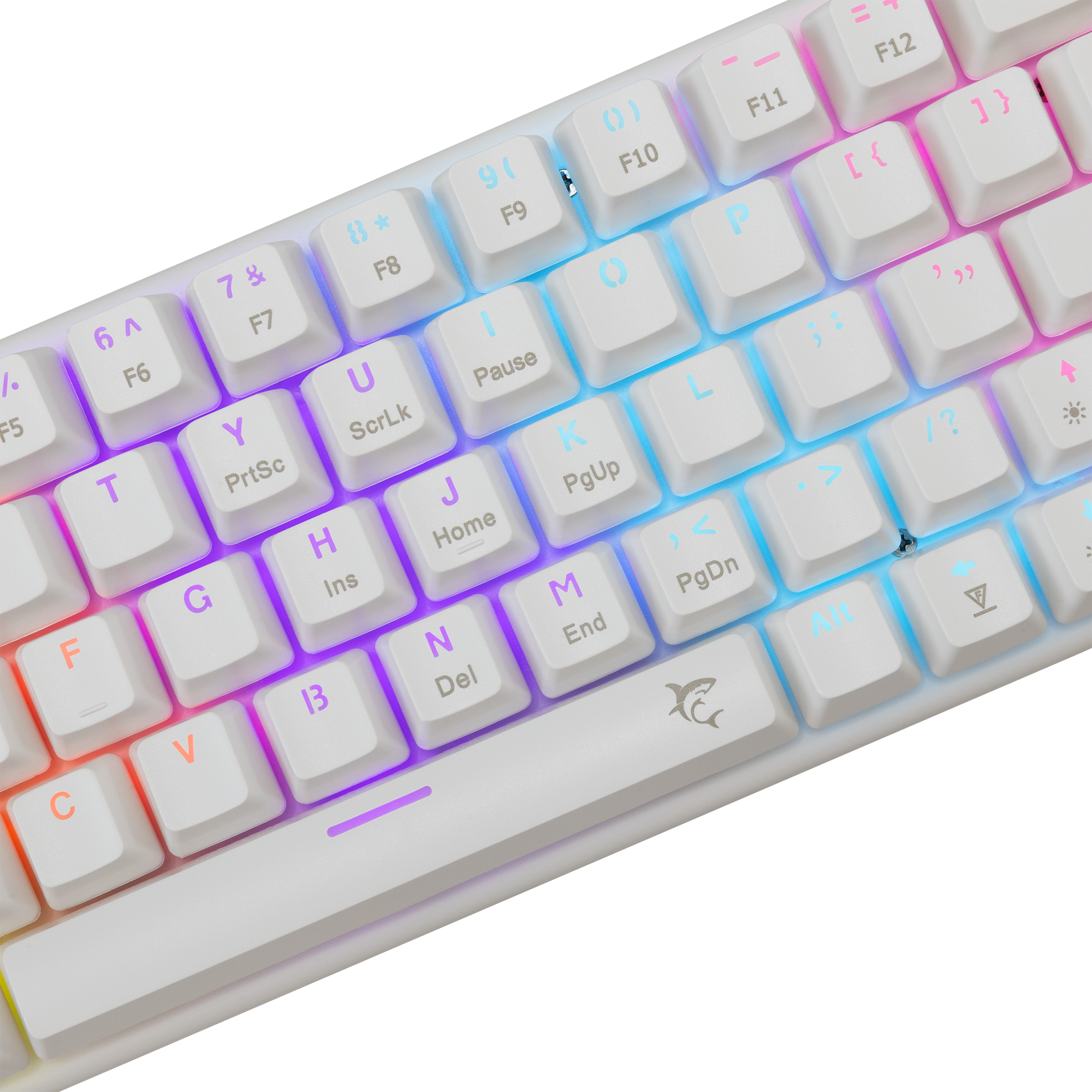 Tipkovnica WHITE SHARK Wakizashi-2 GK-002211V2 (bijela, US layout, red switch)-11