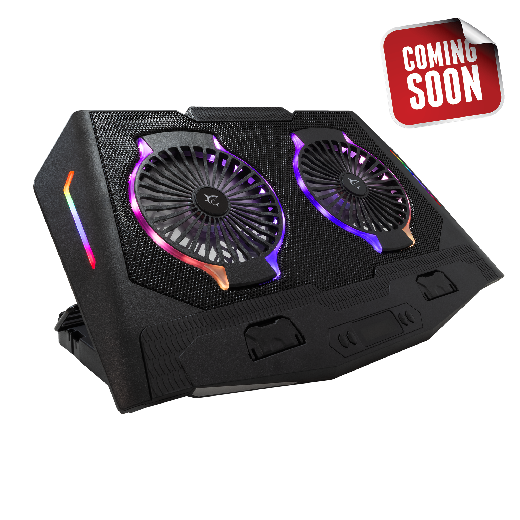 Hladnjak za laptop WHITE SHARK GCP-10 ICE SHADOW / 2 vent. RGB-12