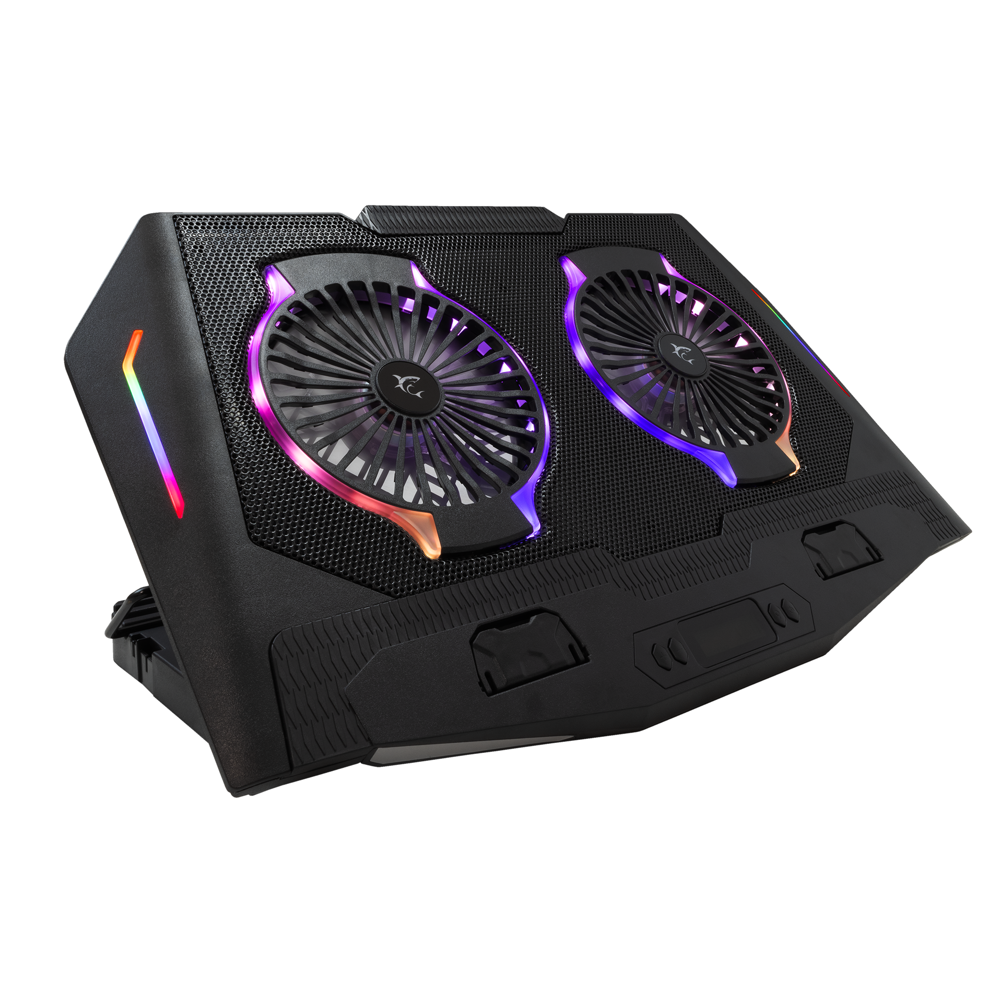 Hladnjak za laptop WHITE SHARK GCP-10 ICE SHADOW / 2 vent. RGB
