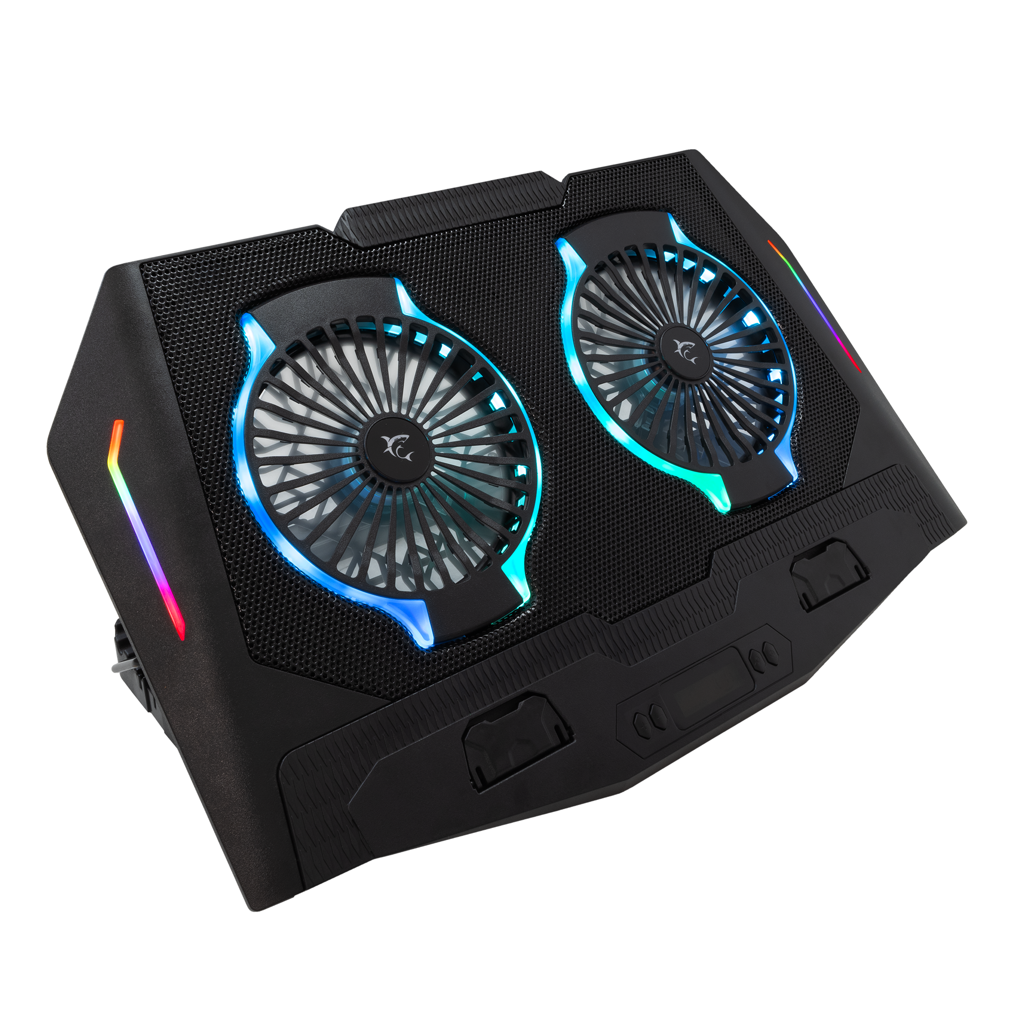 Hladnjak za laptop WHITE SHARK GCP-10 ICE SHADOW / 2 vent. RGB-1