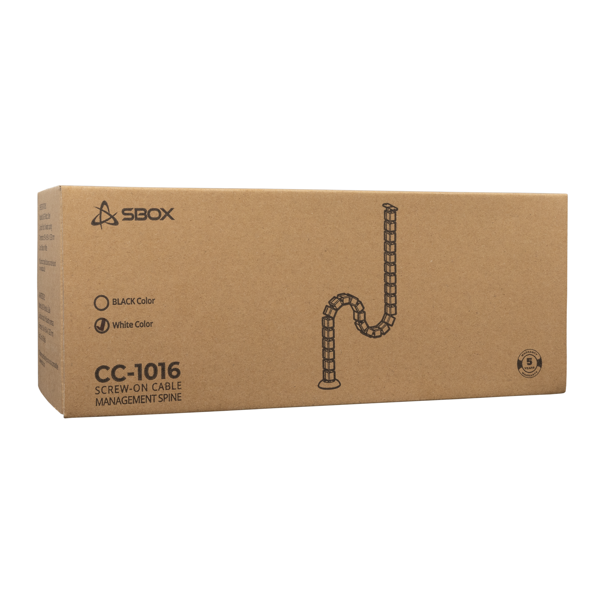 Cable management system SBOX CC-1016 White-3