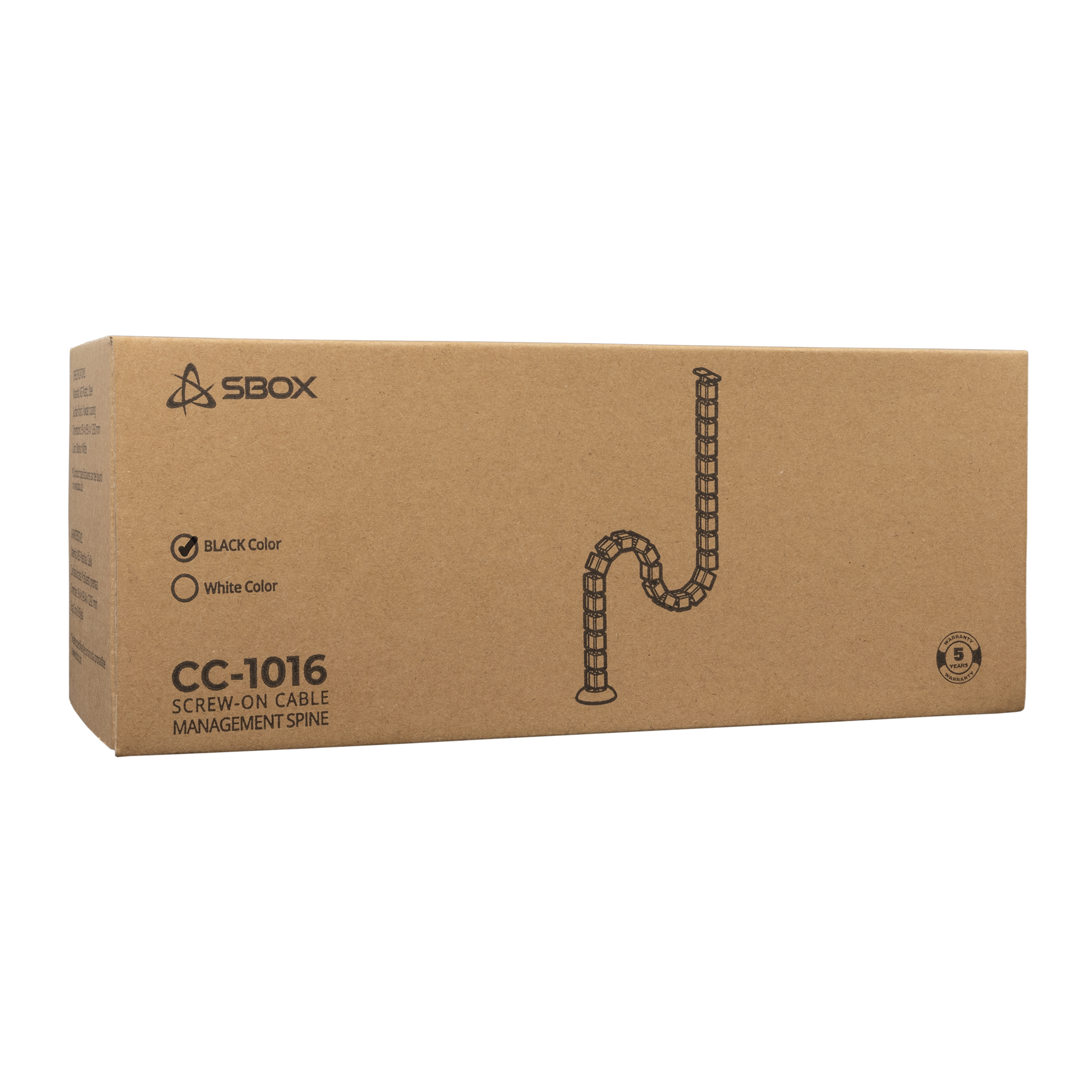 Cable management system SBOX CC-1016 Black-7