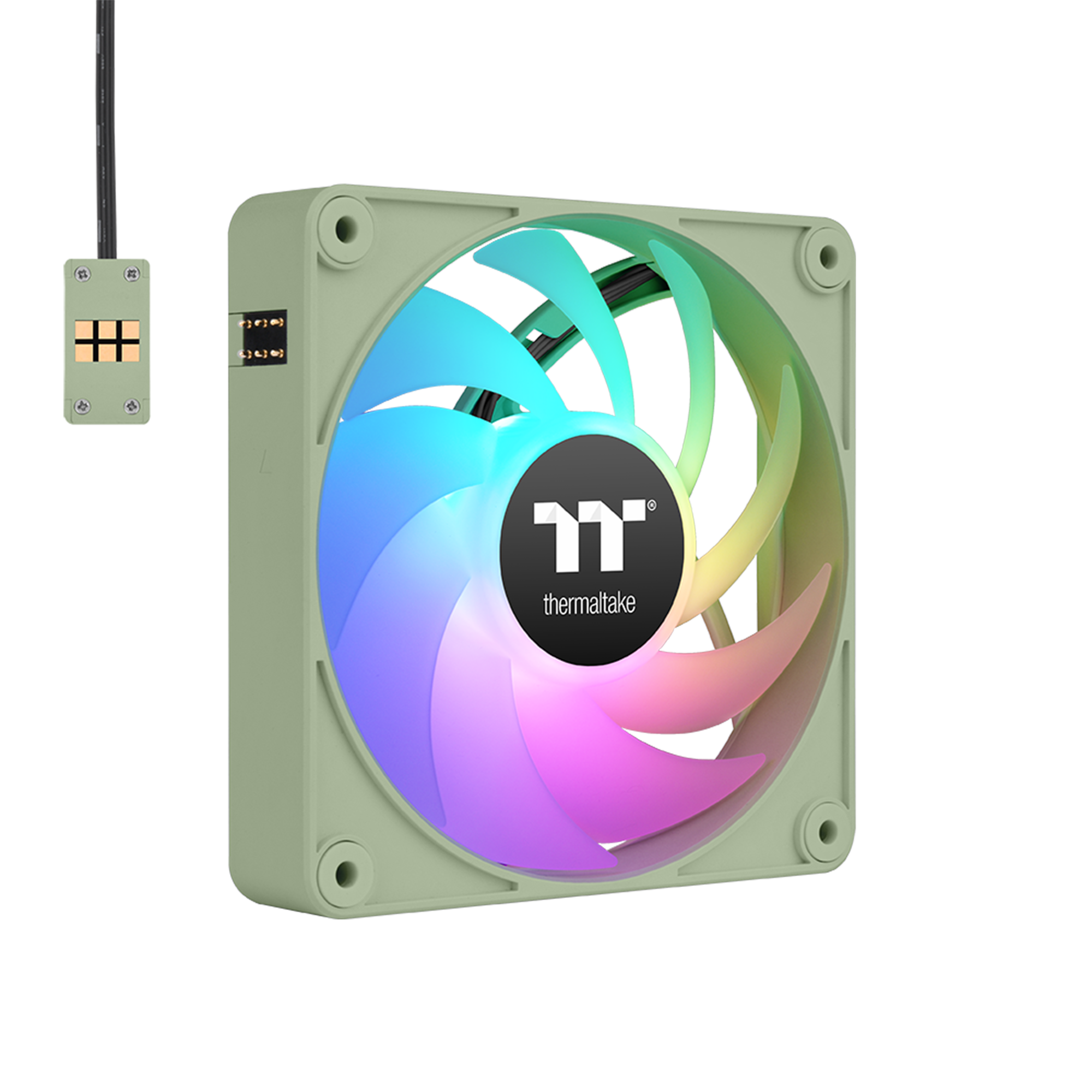 Ventilator THERMALTAKE CT140 EX ARGB (140mm, matcha green, 3 kom)-9