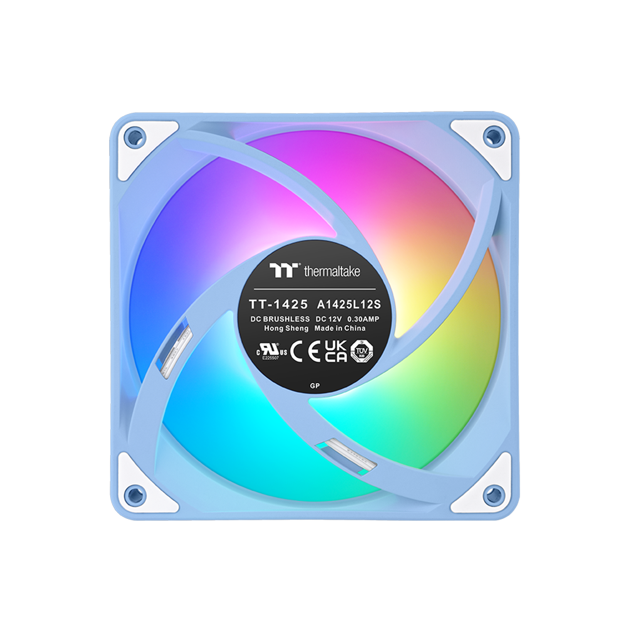 Ventilator za kućište THERMALTAKE CT140 EX Reverse ARGB (140mm, hydrangea blue, 3 kom)-6