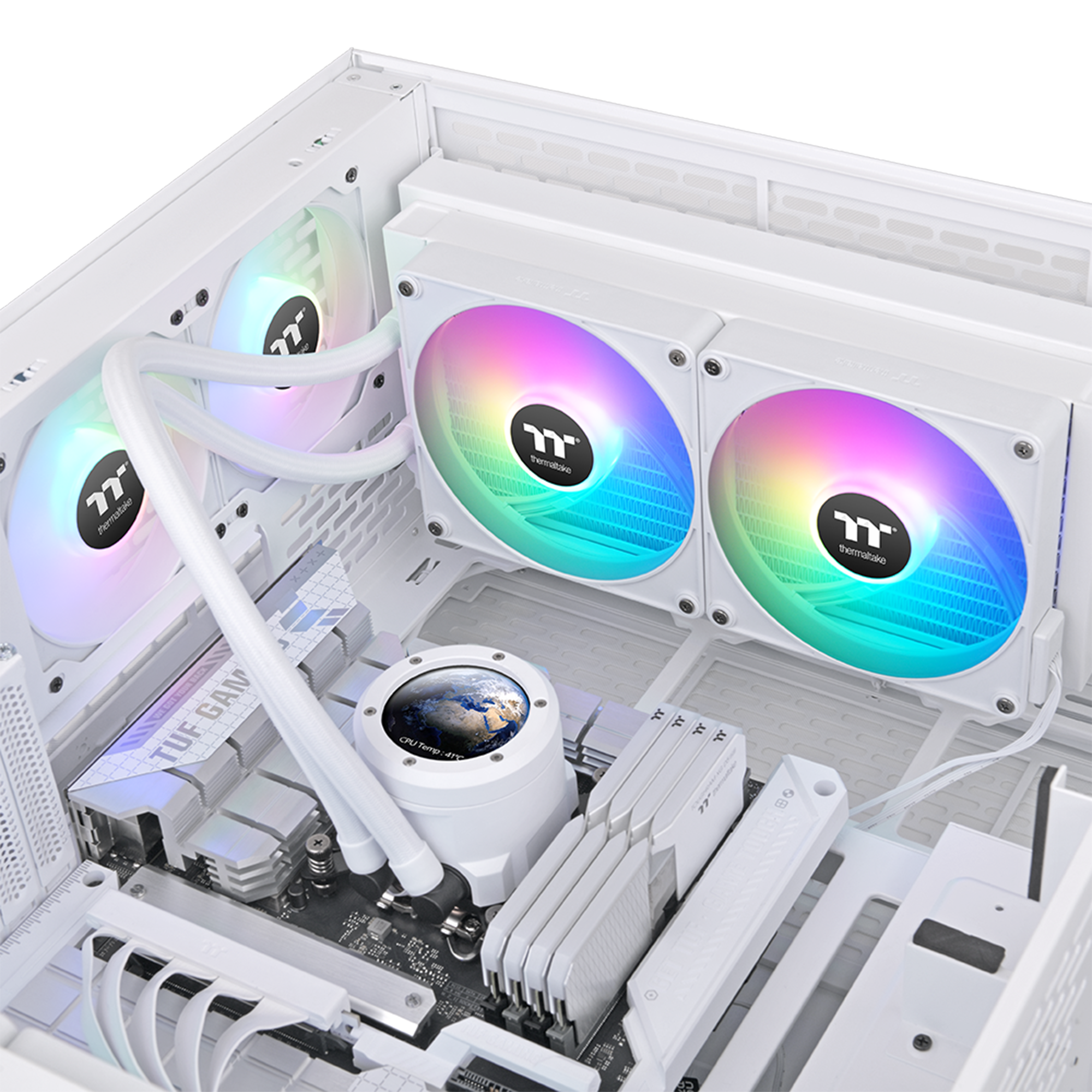 Hladnjak THERMALTAKE LIQUID COOLER TH280 V2 Ultra EX ARGB AIO SNOW-12
