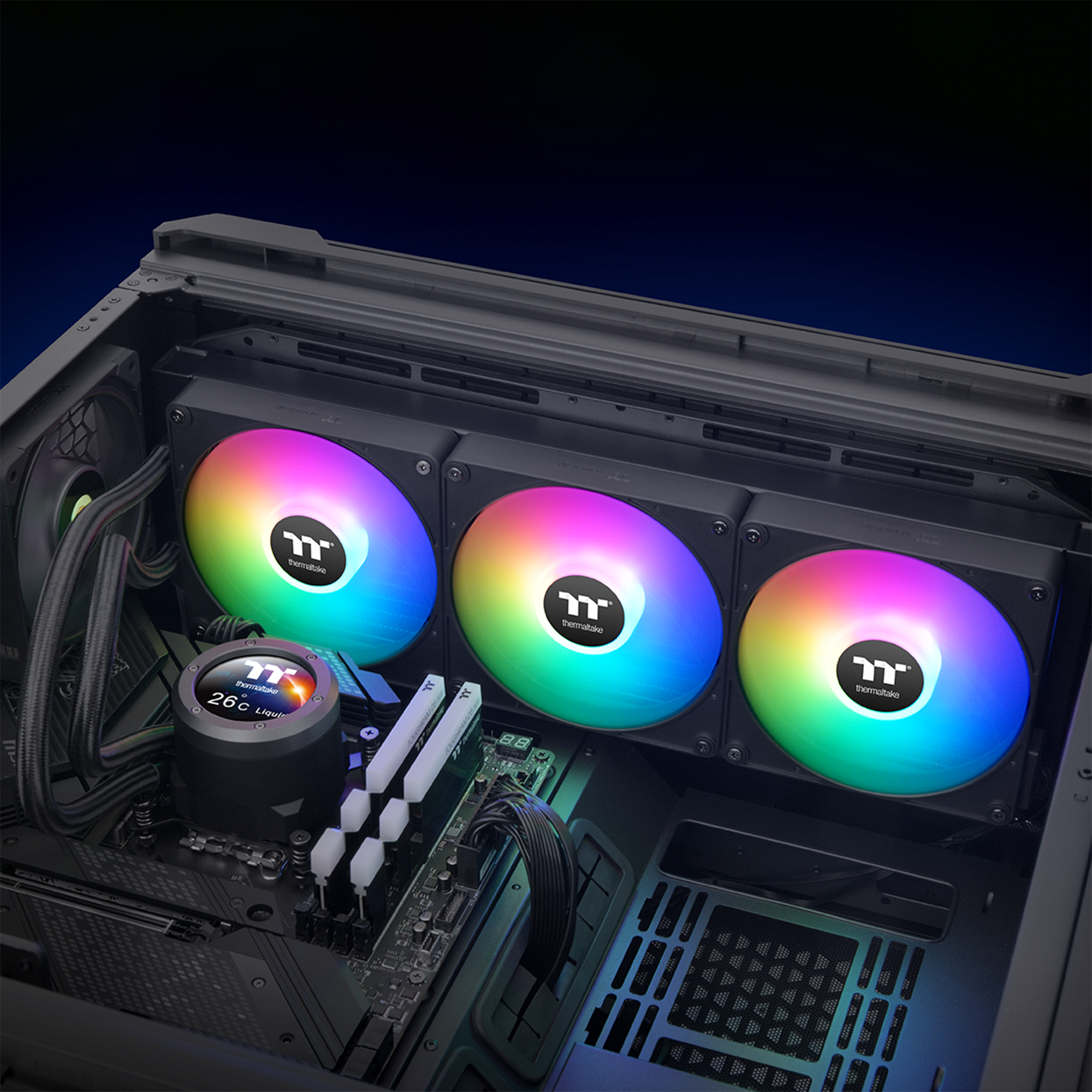 Hladnjak THERMALTAKE → THERMALTTAKE → LIQUID COOLER TH420 V2 Ultra EX ARGB AIO Black-11