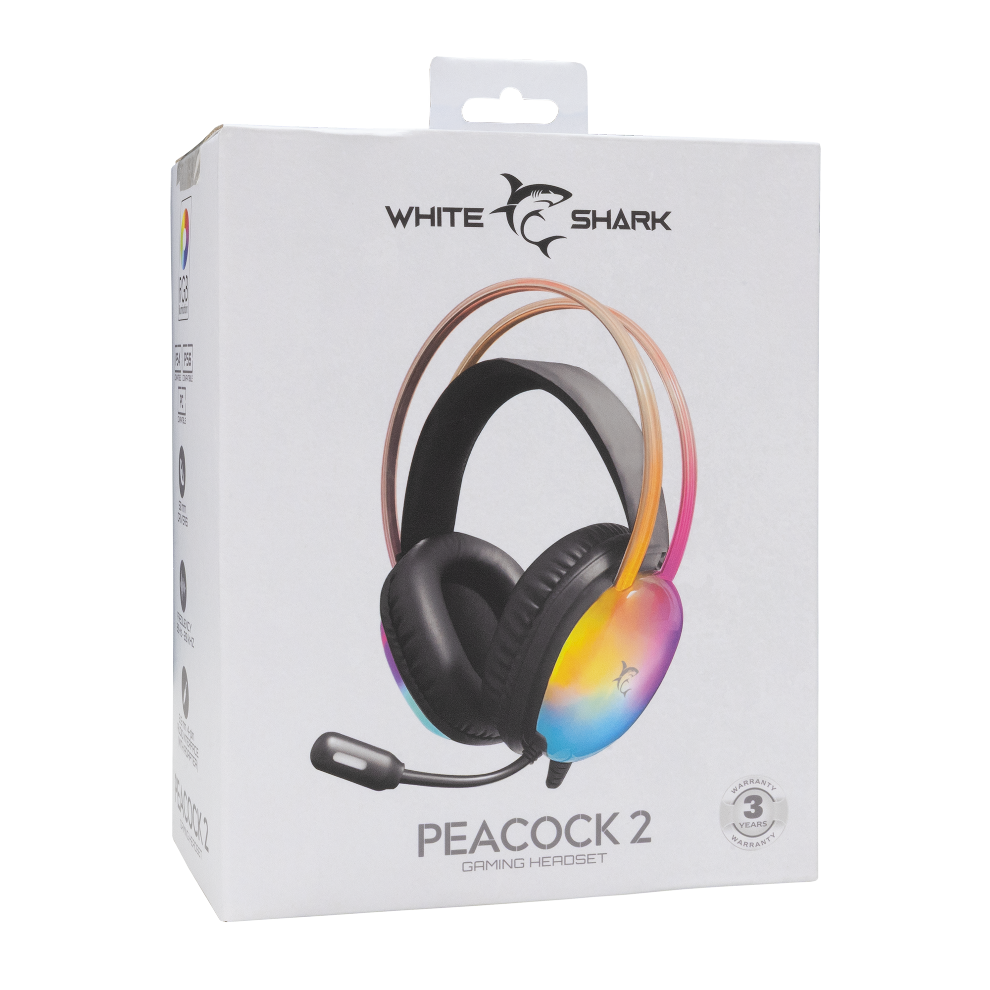 White Shark HEADSET GH-2444 PEACOCK-2 Black-13