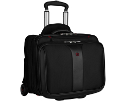 Torba WENGER Patriot 2 za 17" s dodatnim slim caseom za 15.6" prijenosnik, crna