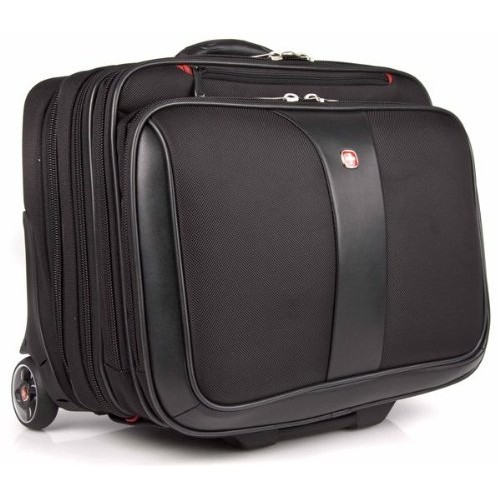 Torba WENGER Patriot 2 za 17" s dodatnim slim caseom za 15.6" prijenosnik, crna-3