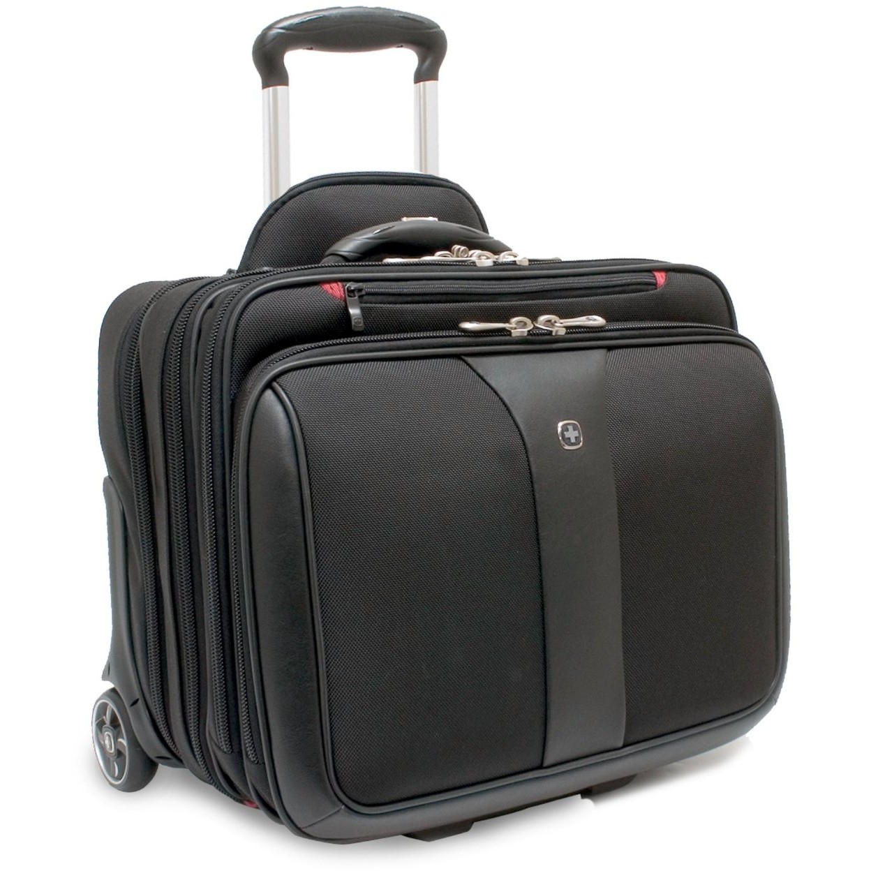 Torba WENGER Patriot 2 za 17" s dodatnim slim caseom za 15.6" prijenosnik, crna-4