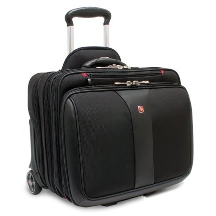 Torba WENGER Patriot 2 za 17" s dodatnim slim caseom za 15.6" prijenosnik, crna-5