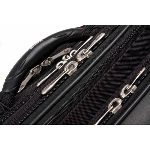 Torba WENGER Patriot 2 za 17" s dodatnim slim caseom za 15.6" prijenosnik, crna-9
