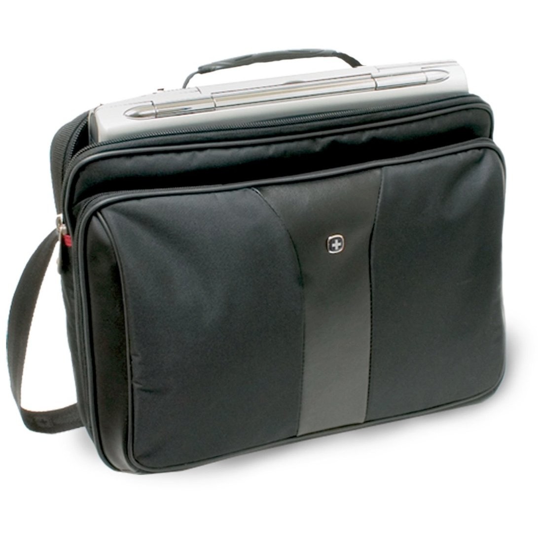 Torba WENGER Patriot 2 za 17" s dodatnim slim caseom za 15.6" prijenosnik, crna-10