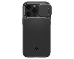 Zaštita za iPhone 15 Pro SPIGEN Optik Armor MagSafe crna boja-1