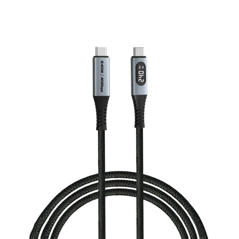 Kabel VERBATIM Sync & Charge USB-C na USB-C, USB4, 240W 40 Gbps, 120 cm-1