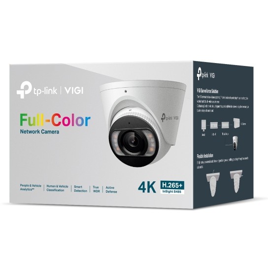 Kamera TP-LINK VIGI InSight S485 4K 8MP, Pan/Tilt/Rotation, H.265+, 4mm leća, IP67-6