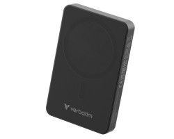 Powerbank VERBATIM Charge 'n' Go Essentials 10000mAh Magnetic Wireless 15/20W, crni-1